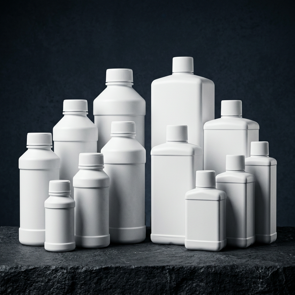 COEX bottle – white HDPE